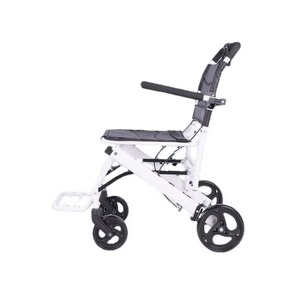 Portable Folding Manual Wheelchair for Elderly Lightweight Shopping Cart for Airplane Travel - Product Image 1