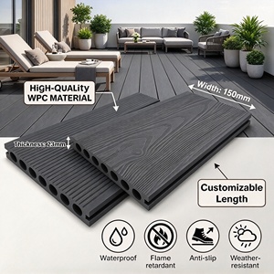 Pannelli per Pavimentazione Esterna per Ristoranti, Durevoli e Solidi in WPC Composito, per Hotel di Lusso e Promenade sul Mare - Product Image 1