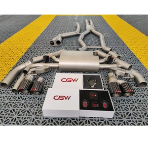 CGW prix d'usine Automobile Active Sound Catback tuyaux d'échappement avec tuyau de descente et embouts d'échappement pour BMW X3 M40i G01 2023 - Product Image 1