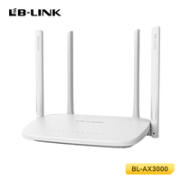 Routeur Wi-Fi 6 double bande LB-LINK BL-AX3000 3000 Mbps avec OFDMA MU-MIMO WPA3 et Easy Mesh pour une couverture de toute la maison