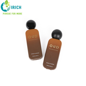 "Tùy chỉnh sang trọng 50ml <span class=keywords><strong>Gradient</strong></span> Nâu gỗ-nắp phun nước hoa chai với vòng cho Bóng cap" - Product Image 4