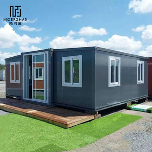 Casa Container Espandibile Plug-and-Play 40FT 20FT, Villa Prefabbricata Mobile 2-5 Camere da Letto, Residenza Pronta all'Uso - Product Image 3
