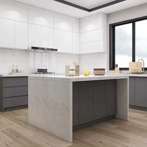 Ensemble complet de meubles de cuisine modernes de luxe en bois, conception modulaire personnalisée, fabricant de meubles de cuisine à Foshan, Chine - Product Image 1