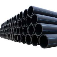 Tuyau d'eau en PEHD durable, haute pression, résistant à la corrosion, résistant à la chaleur, écologique, non toxique, 25 mm, longueur personnalisable pour