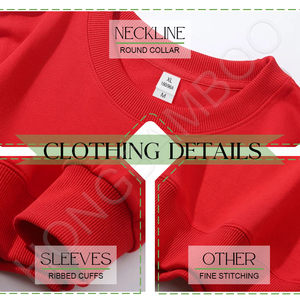 Men Women Spring Fall Warm Comfy Fleece Lined Pullover Tops Athletic Casual Loose Fit Basic Crewneck Sweaters - Product Image 6
