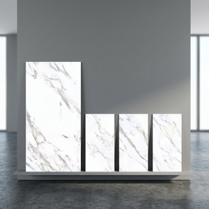 Azulejos de porcelana brillante Onyx Floral Statuario de 800x1600 mm para pisos y paredes, diseño de lujo en blanco de 80x160 cm - Product Image 2