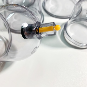 Vakuum-Schröpfset aus Kunststoff (PC, AS) Hijama-Schröpfgläser Größen 1 bis 8 als einzelne Schröpfgläser - Product Image 6