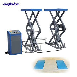 Autoke 4000Kg Trong Đất Cắt Kéo Xe Thang Máy Đầy Đủ Tăng Thủy Lực Khóa Điện Cắt Kéo Tự Động Nâng Cho Sửa Chữa Xe - Product Image 6