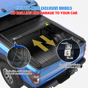 Zolionwil, couvre-caisse de camion rétractable électrique, meilleur couvre-caisse de camion à rouleaux, chevy chevrolet silverado <span class=keywords><strong>1500</strong></span> 2017-2018 - Product Image 4