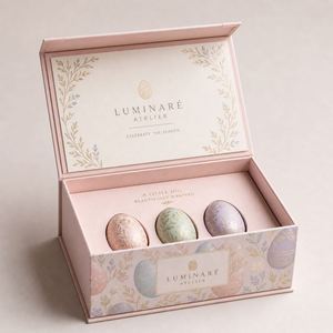 Caja de Cartón Magnética Personalizada CRD para Regalo, con Solapa Magnética, Ecológica, Rígida, Plegable, Impresa en Cuatro Colores - Product Image 2