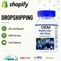 Fournisseurs de produits de suppléments en dropshipping : Gummies à la Lutéine et à la Myrtille pour la Santé Visuelle, Soin des Yeux, Marque Privée