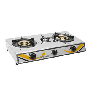 Réchaud à <span class=keywords><strong>gaz</strong></span> portable 3 brûleurs en acier inoxydable, durable, pour camping-car et usage extérieur domestique (GPL) - Product Image 3