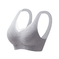 Soutien-gorge sans couture respirant et chaud, anti-affaissement, à bonnets fixes, style gothique uni, pour petites poitrines, personnalisable avec logo, toutes saisons