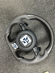 Volante de Fibra de Carbono Forjado para Audi A4 B9 A5 A3 S4 S5 RS4 RS5 2017 2018 2019 2020 2021 <span class=keywords><strong>2022</strong></span> - Product Image 6