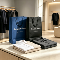 Sacs en papier personnalisés en gros avec logo imprimé, sacs cadeaux de luxe en papier avec poignée
