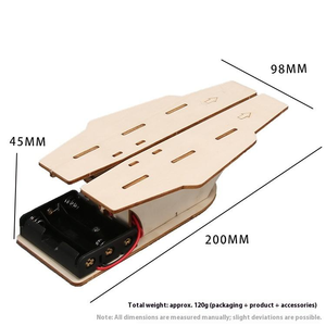 Handmade Tự làm máy bay giấy máy phóng trẻ em Khoa Học Kỹ Thuật giáo dục đồ chơi phát minh Nhỏ Công nghệ vật liệu hơi nước - Product Image 5