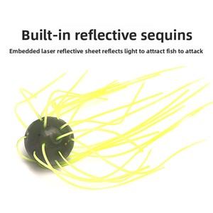 Esche Artificiali Morbide a Forma di Dado in Silicone PVC, Stile Earth-Style <span class=keywords><strong>per</strong></span> Bass e Pesce Mandarino - Confezione Bulk da 12 Pezzi Senza Ami - Product Image 2