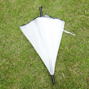 Classique Coloré Fleur Imprimer <span class=keywords><strong>Transparent</strong></span> POE Fabric19 Pouces <span class=keywords><strong>Parapluie</strong></span> Droit pour Femmes et Hommes - Product Image 6