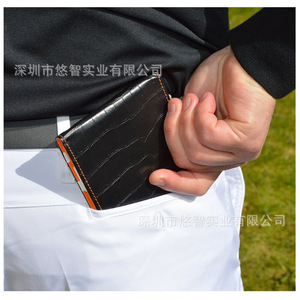 <b>Golf</b> Scorebook Leather Cover, PU Leather <b>Golf</b> Scorebook, Tournament Points Card, Promotional Gift - Product Image 2