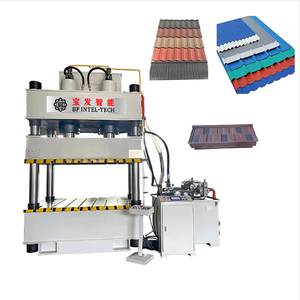 Máquina de estampado de tubos de formación de estiramiento, máquina de prensa de estampado de metal hidráulico, prensa hidráulica de formación de tejas de construcción de Tejas - Product Image 1