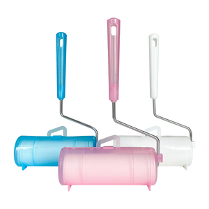 Xách tay Lint Remover quần áo bụi Fluff Pet tóc dính bàn chải cuộn áo dính 16cm Lint con lăn - Product Image 1