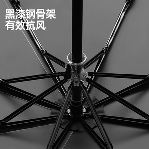 Paraguas Doble Plegable con Protección Solar Anti-Ultravioleta y Mango a Juego, para Hombre y Mujer, Stock de Fabricante - Product Image 2