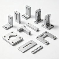 Support de fixation usiné CNC en aluminium et acier inoxydable, sur mesure OEM, haute précision, faible MOQ