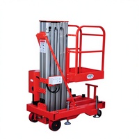 Plateforme élévatrice à mât unique ou plateforme élévatrice en aluminium pour personnel avec contrôle facile et levage fluide
