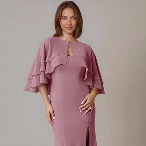 TEENYEE Designer Élégant Soirée Crop Top Bridal Shrug Boho Bridal Cape <span class=keywords><strong>Bolero</strong></span> <span class=keywords><strong>Veste</strong></span> pour <span class=keywords><strong>Femme</strong></span> <span class=keywords><strong>Mariage</strong></span> - Product Image 3