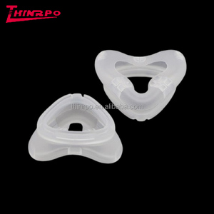 Membantu bernapas dengan lancar masker hidung medis cairan bening silikon wajah penuh Ventilasi noninvasif <span class=keywords><strong>NIV</strong></span> CPAP masker oksigen - Product Image 1