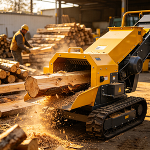 Trituratore e Cippatore per Legno di Scarto, Macchinario Forestale, Macchina Tritatrice per Gusci di Cocco, Mulino per Legno - Product Image 3