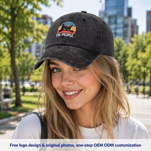 Cappellino da Baseball in Cotone Delavé Personalizzato con Logo OEM ODM, Stampa Ew People, Vendita all'Ingrosso, Streetwear, Pronto per la Consegna Immediata - Product Image 4