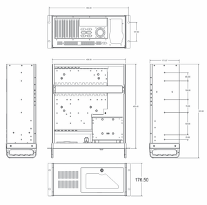 4U-4510W Rackmount Server <span class=keywords><strong>Case</strong></span> Chasis de servidor 4U - Product Image 6