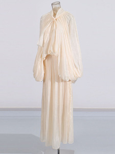 <span class=keywords><strong>Robe</strong></span> longue de style resort, <span class=keywords><strong>ample</strong></span> et fluide, de couleur claire, de la marque King Mcgreen Stra Light - Colored Fairy Dress - Product Image 4