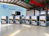 Machine de débavurage, de dérouillage, de tréfilage, de ponçage et de polissage pour acier inoxydable et métaux, pour moteurs, haute précision, haute sécurité