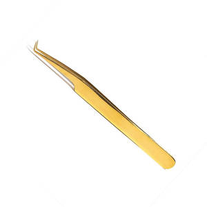 Pinces à cils en acier inoxydable avec logo personnalisé, pointe lisse durable, haute qualité, outils de beauté en vrac - Product Image 5