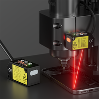 Capteur de déplacement laser linéaire série WTX-J 5-500μm, haute précision, haute vitesse, analogique NPN/PNP, RS485