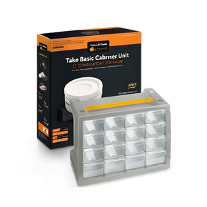 Take Basic Cab <b>Drawer</b> Unit Tool Containers 12 Compartment Storage Organizer For <b>Workshop</b> Use - Product Image 2