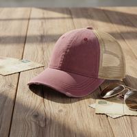 Casquette de baseball snapback unisexe en coton délavé et déchiré, style Y2K, avec broderie, 5/6 panneaux, personnalisable en gros