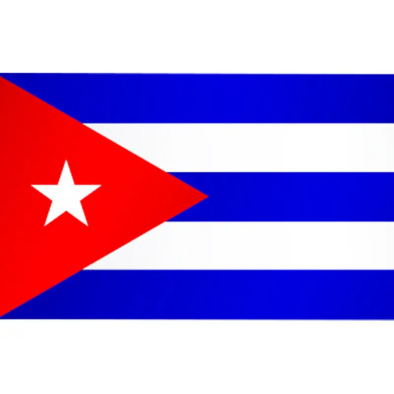 Listo Para Enviar Al Por Mayor 3x5 FT Cuba Bandera 90*150cm Azul Blanco Bandera