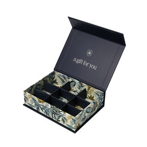 Embalaje de chocolate personalizado Caja de macarrón de chocolate con cierre magnético de lujo con cavidad de 4/6/8/12/20/24/30/36 divisiones - Product Image 3