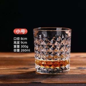 Juego de Vasos de Vidrio Repujado para Restaurante, con Borde Dorado, para Vino, Whisky, <span class=keywords><strong>Cerveza</strong></span>, Leche, Té, Jugo, Agua, para Desayuno y Comida - Product Image 5