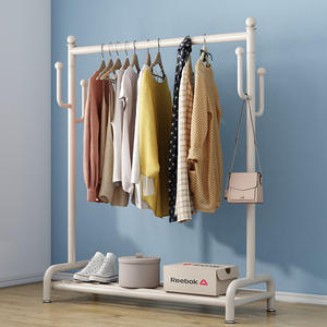 Porte-manteau de chambre à coucher pour sacs, chaussures, chapeaux, <span class=keywords><strong>armoire</strong></span> en métal, salon, salle de bain, solution de rangement polyvalente à un seul niveau - Product Image 2