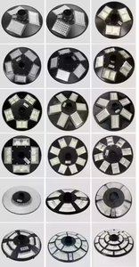 Lampu Jalan LED Tenaga Surya IP66 4000lm 6000K Cahaya Siang Paduan Aluminium Lampu Jalan UFO Luar Ruangan Kontrol Jarak Jauh - Product Image 2