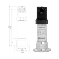 Pressure Transmitter PT-609 4-20mA Output Flush Diaphragm Hygienic Design Stainless Steel Pressure Transducer Viscous Pressure