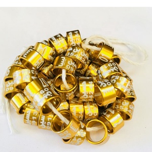 El más nuevo diseño pájaro pierna anillo de aluminio de rastro bandera número impresora láser <span class=keywords><strong>aves</strong></span> División aluminio anillos/ - Product Image 1