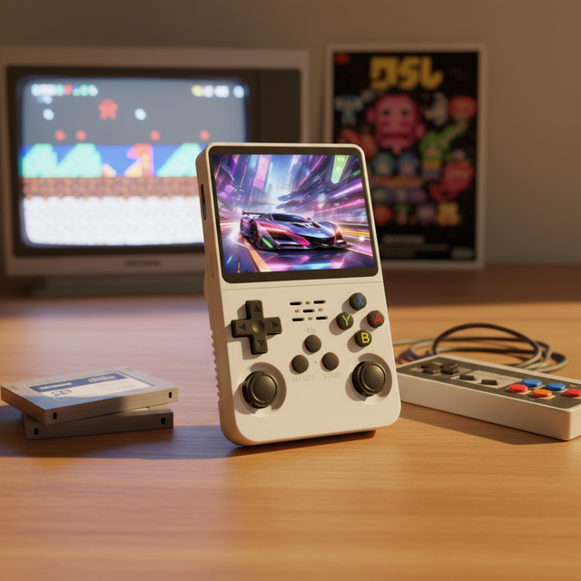 R36S Retro 3.5 Inch IPS Screen Handheld Game Console Open Source Linux System 64GB 15000+ Pocket Video Games Player VS RGB20S