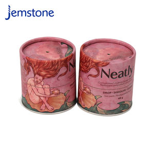 Custom Printed Eco-friendly Airtight Clean Powder Kraft Tube Packaging Bath Salt <b>Round</b> Cardboard Paper Tube <b>Box</b> Packaging - Product Image 6