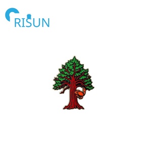 Factory Metal Custom Soft Hard Enamel <strong>Redwood</strong> National Park Pins Brooches Evergreen Sequoia <strong>Redwood</strong> Tree Jewelry Lapel Pin Badge - Product Image 2