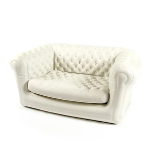 Sofá Inflable Doble Blanco, Sofá Inflable para Dos Personas, Comprar Sofá Chesterfield Inflable Blanco - Product Image 3